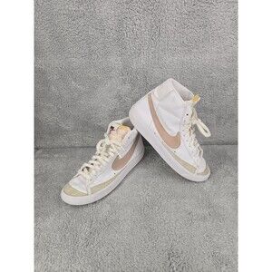 Nike Blazer Mid '77 White/Pink Casual Shoes, Size 9.5